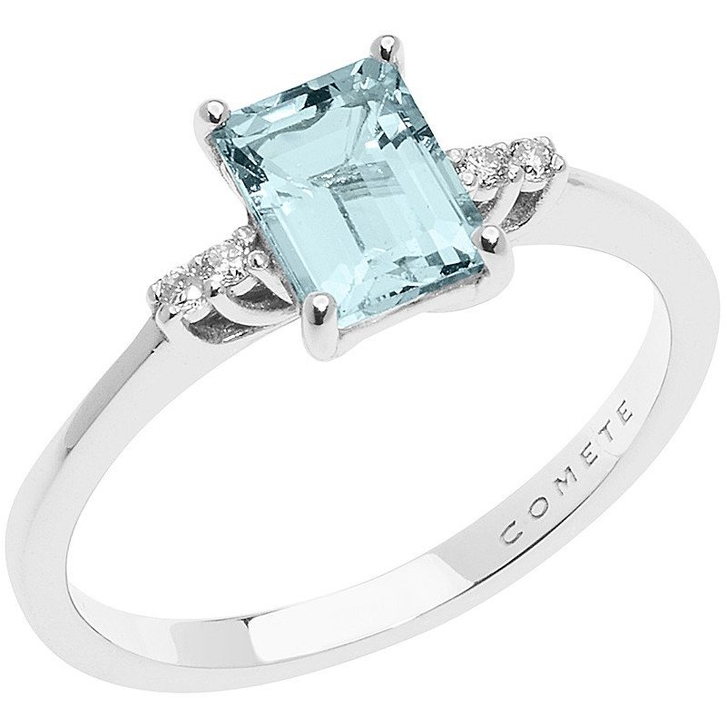 Anello Donna Gioielli Comete Fantasia Di Acquamarina Anq 340