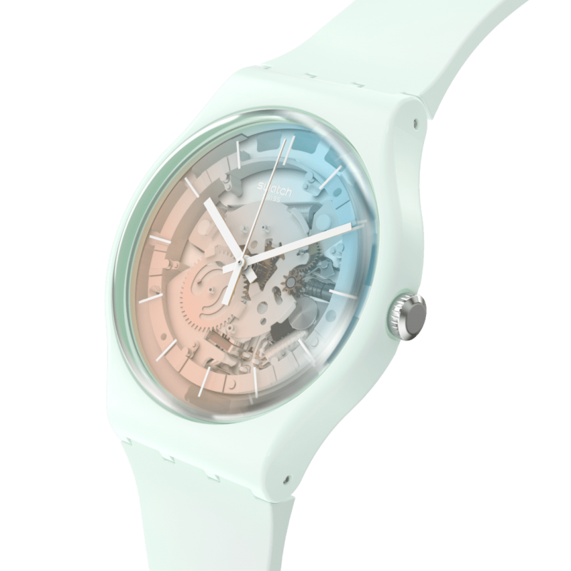 Swatch - Fleetingly Iceblue - Bioceramic - Blu
