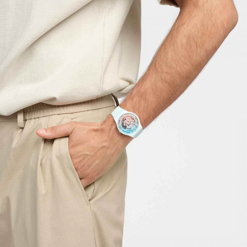 Swatch - Fleetingly Iceblue - Bioceramic - Blu