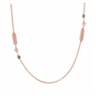 Bronzallure - Collana Losanga - Quarzo Rosa
