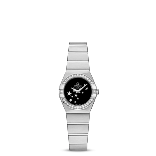 Omega - Constellation Quartz - Acciaio - Diamanti
