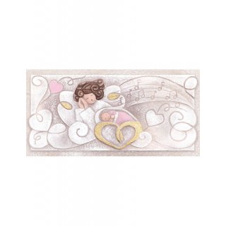 Cartapietra - Formella Melodia D'Amore - Rosa - Pc2412151Ra