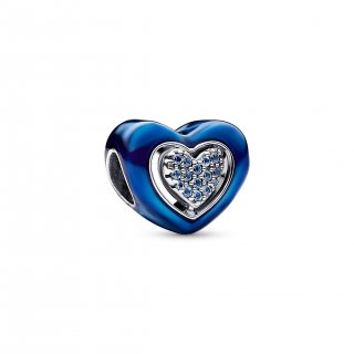 Cuore Blu Girevole