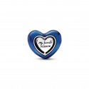 Cuore Blu Girevole