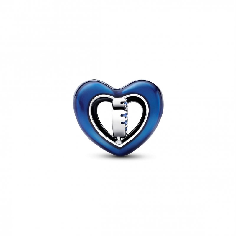 Cuore Blu Girevole