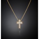 Collana Pendente Squared Cross