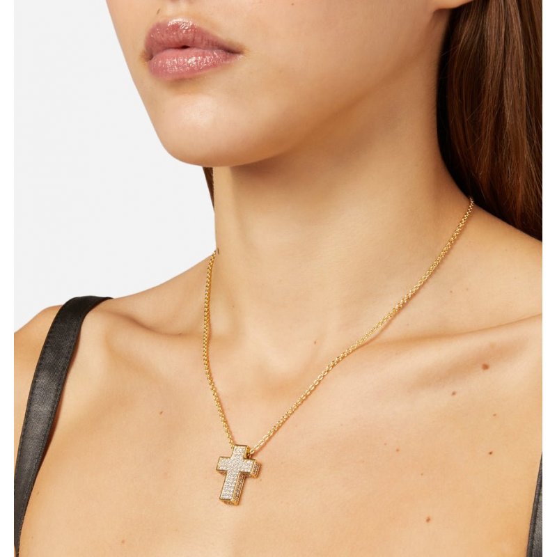 Collana Pendente Squared Cross
