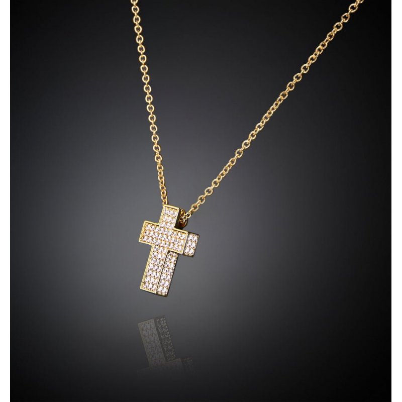 Collana Pendente Squared Cross