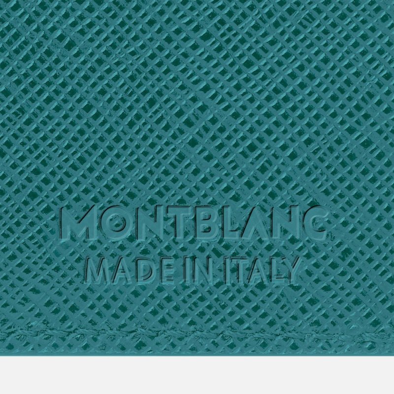 Montblanc - Porta Carte Sartorial - Fern Blue - Pelle