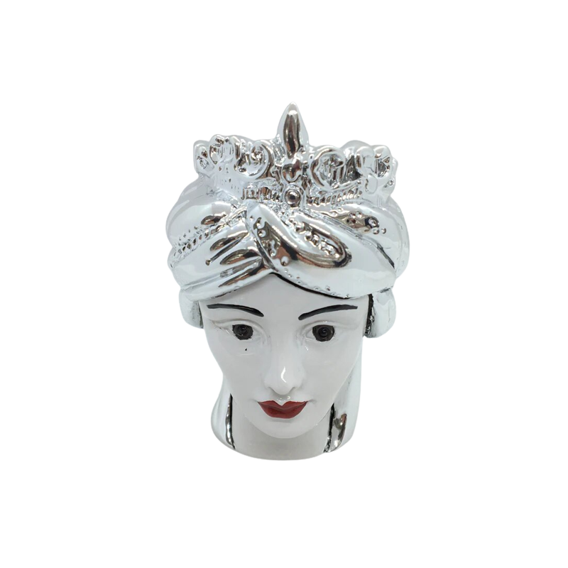 Mora bianca corona argento h. 9,5