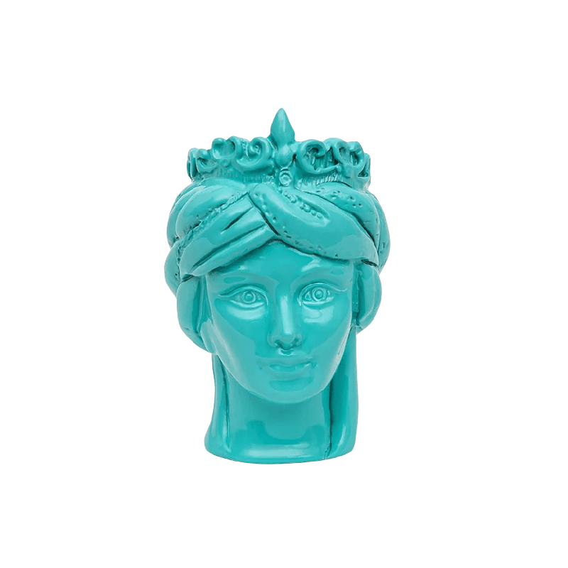 Tesa mora colorzone  h. 8,5 cm acquamari