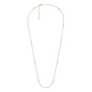 Collana doppia G in oro giallo