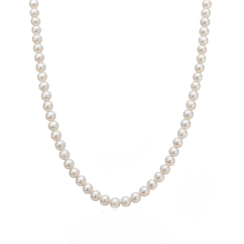 Miluna - Collana Fili Di Perle - Oro - Perle