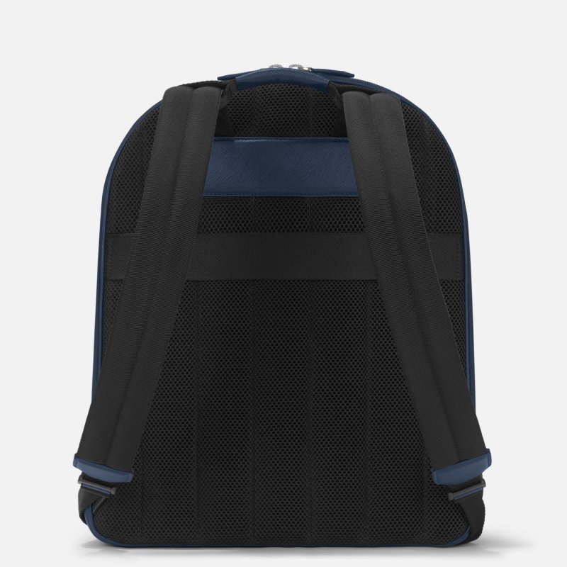 Montblanc - Zaino Sartorial - Ink Blue - Pelle
