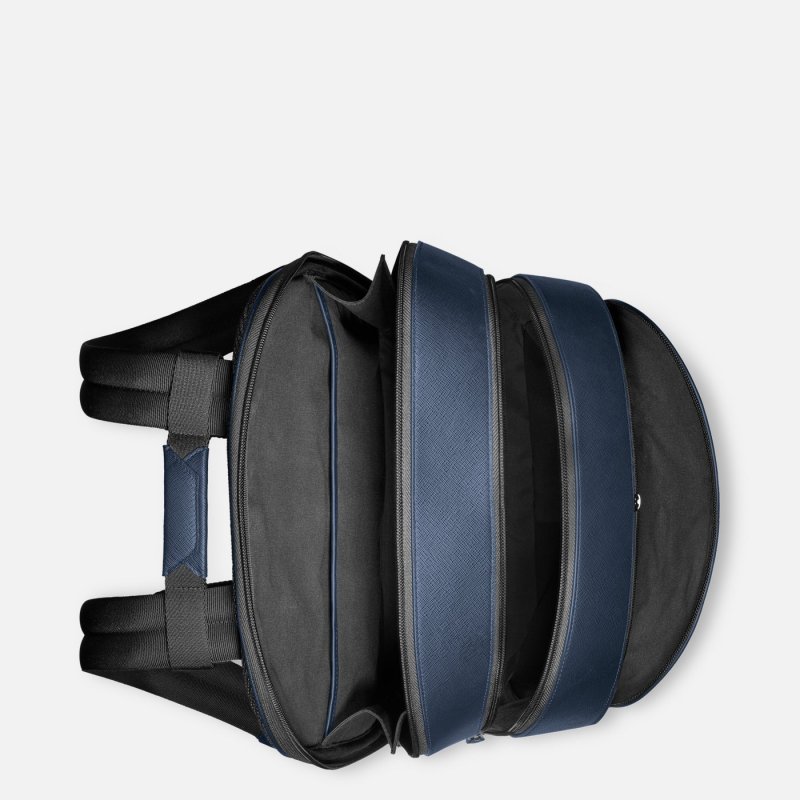 Montblanc - Zaino Sartorial - Ink Blue - Pelle