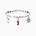 Kidult - Bracciale Regolabile - Portafortuna - Ciondoli