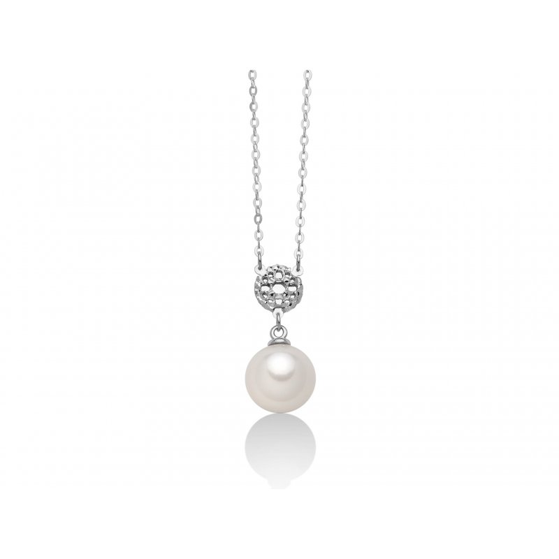 Collana Donna Miluna Collier Di Perle