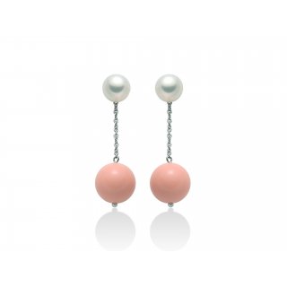Miluna - Orecchini Argento - Perle Vere