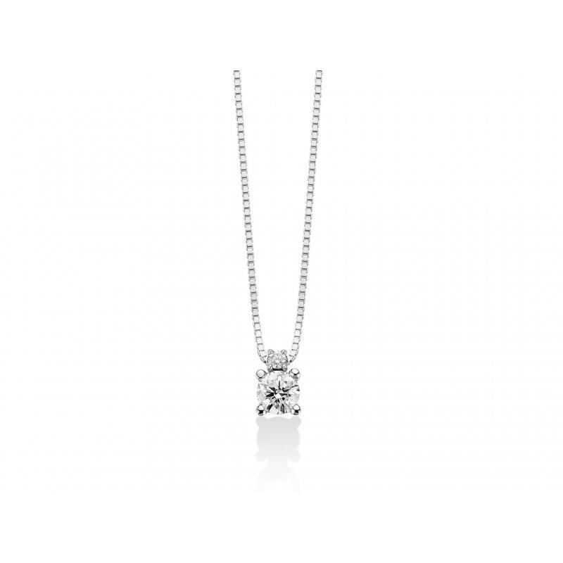 Miluna - Collier Au+Diam - Oro - Diamanti
