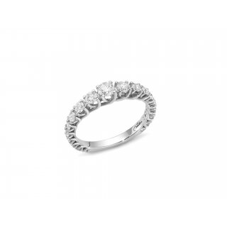Miluna - Anello Au+Diam - Oro - Diamante