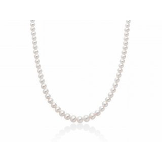 Miluna - Collana Au+Pc - Oro - Perle