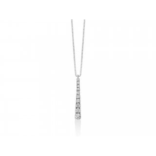 Miluna - Collier Au+Diam - Oro - Diamante