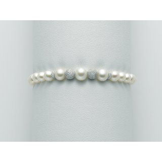Miluna - Bracciale Au+Pc - Oro - Perle