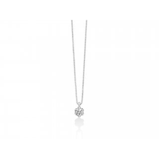 Miluna - Collier Au+Diam - Oro - Diamante