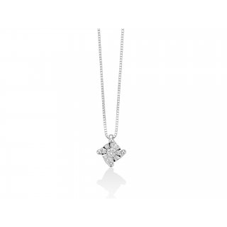 Miluna - Collier Au+Diam - Oro - Diamante