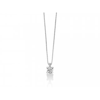 Miluna - Collier Au+Diam - Oro - Diamante