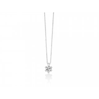 Miluna - Collier Au+Diam - Oro - Diamante