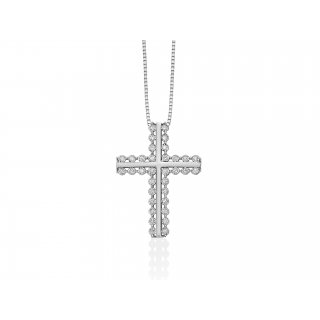 Miluna - Collier Au+Diam - Oro - Diamante