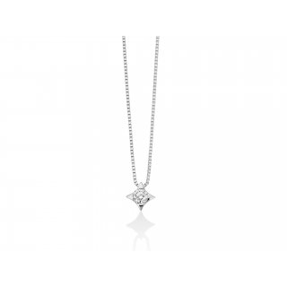 Miluna - Collier Au+Diam - Oro - Diamante