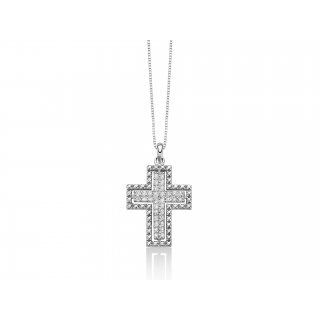 Miluna - Collier Au+Diam - Oro - Diamante