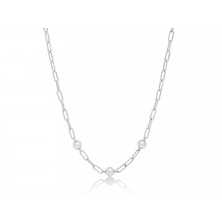 Miluna - Collana Argento - Perle Vere