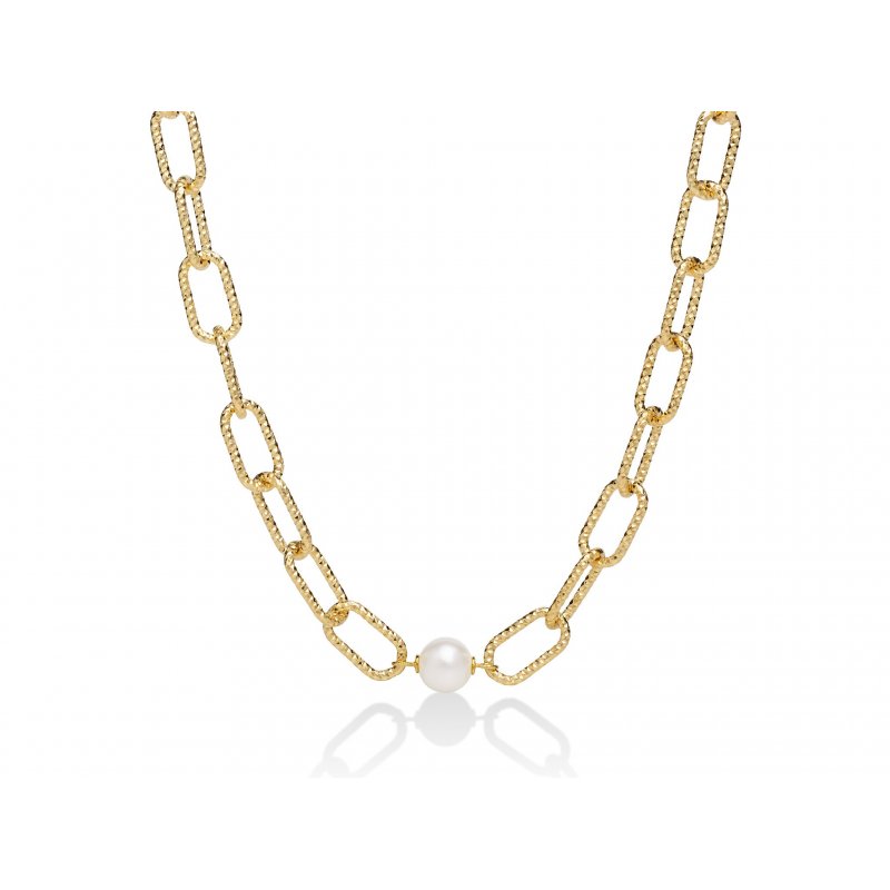 Miluna - Collana Argento - Perle Vere