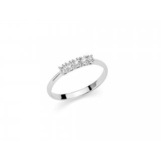 Miluna - Anello Au+Diam - Oro - Diamanti