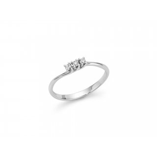 Miluna - Anello Au+Diam - Oro - Diamanti