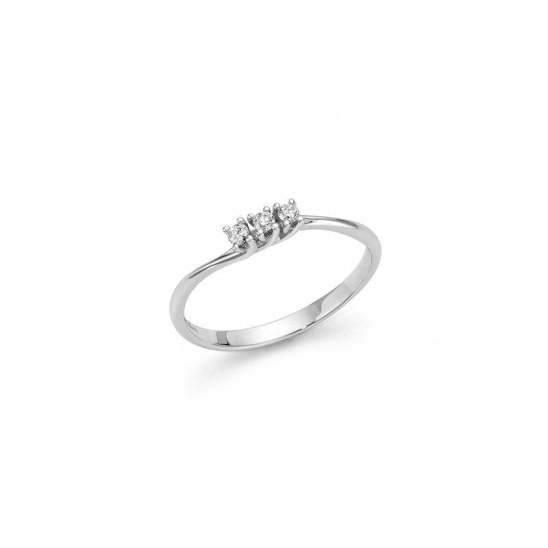 Miluna - Anello Au+Diam - Oro - Diamanti