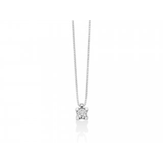 Miluna - Collier Au+Diam - Oro - Diamante