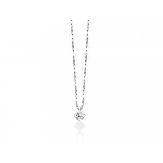 Miluna - Collier Au+Diam - Oro - Diamante