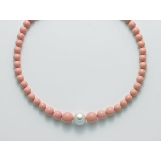 Miluna - Collana Au+Ag+Pc+Aggl - Argento - Oro