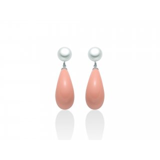 Miluna - Orecchini Argento - Perle Vere
