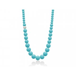 Miluna - Collana Au+Ag+Pc+Aggl - Argento - Oro