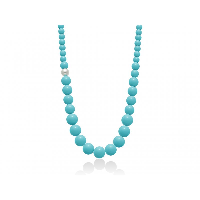 Miluna - Collana Au+Ag+Pc+Aggl - Argento - Oro