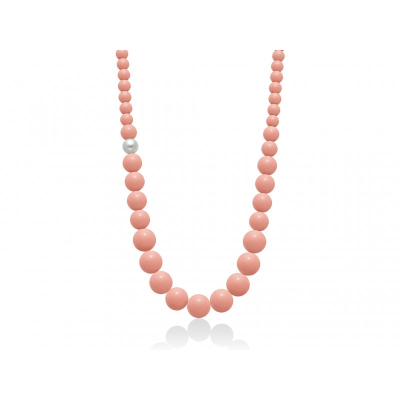 Miluna - Collana Au+Ag+Pc+Aggl - Argento - Oro