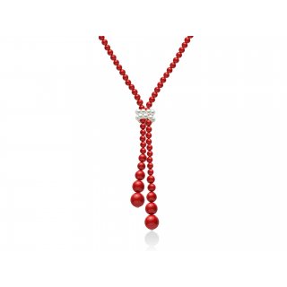 Miluna - Collana Ag+Au+Pc+Aggl - Argento - Oro