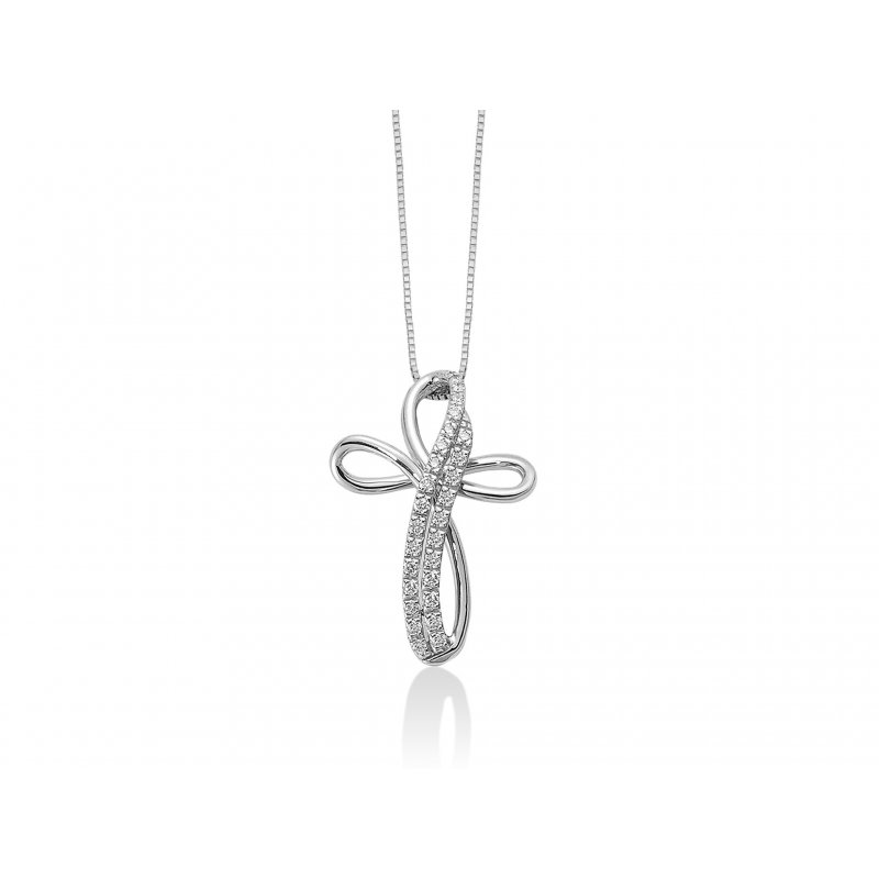 Miluna - Collier Au+Diam - Oro - Diamante