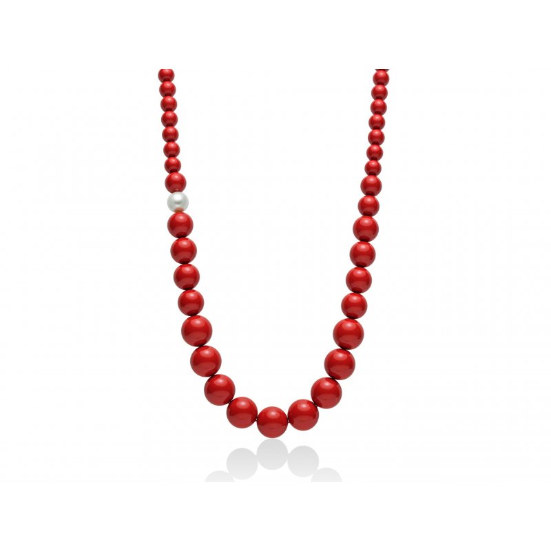 Miluna - Collana Au+Ag+Pc+Aggl - Argento - Oro
