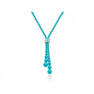 Miluna - Collana Argento E Oro - Perle Vere